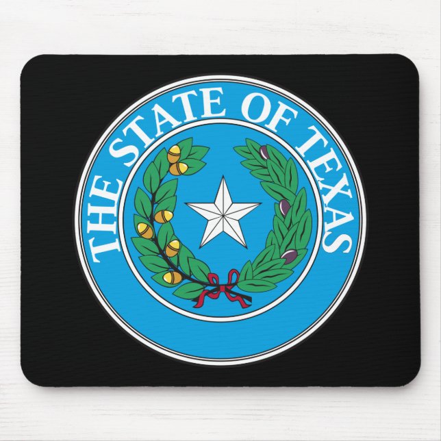 Texas State Seal Mousepad (Front)