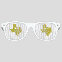 Texas State Shape Face Retro Sunglasses