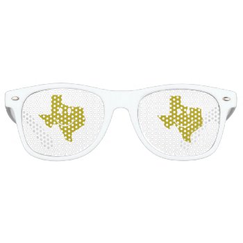 Texas State Shape Face Retro Sunglasses by PNGDesign at Zazzle