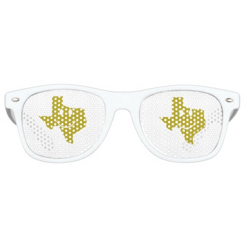 Texas State Shape Face Retro Sunglasses