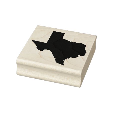 Texas State Solid Rubber Art Stamp