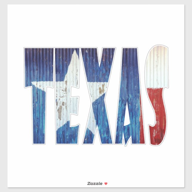Texas state sticker (Sheet)