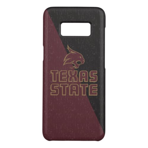 Texas State Supercat Color Block Distressed Case_Mate Samsung Galaxy S8 Case