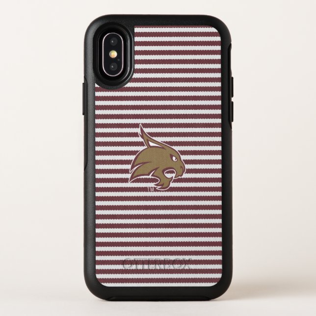 Texas State Supercat Denim Otterbox iPhone Case (Back)