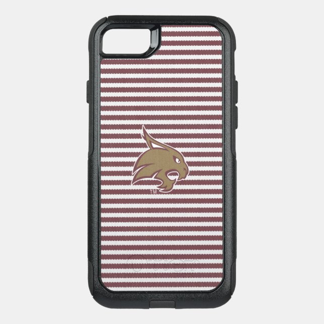 Texas State Supercat Denim Otterbox iPhone Case (Back)