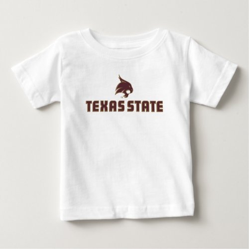 Texas State Supercat Logo Baby T_Shirt