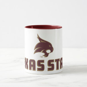 Texas State Supercat Logo Mug