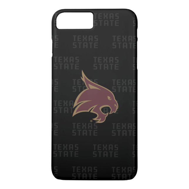 Texas State Supercat Watermark Case-Mate iPhone Case (Back)