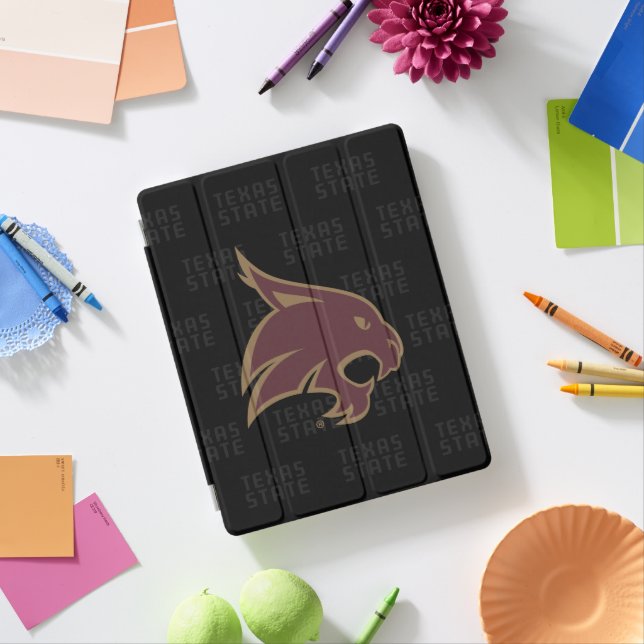 Texas State Supercat Watermark iPad Smart Cover (In Situ)