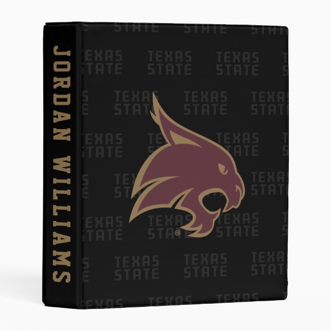 Texas State Supercat Watermark Mini Binder (Front/Spine)