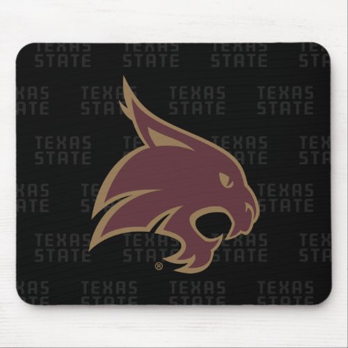 Texas State Supercat Watermark Mouse Pad