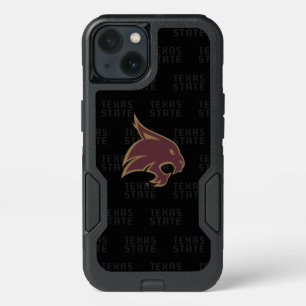 Texas State Supercat Watermark iPhone 13 Case