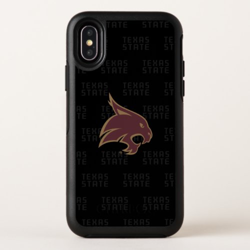 Texas State Supercat Watermark OtterBox Symmetry iPhone X Case
