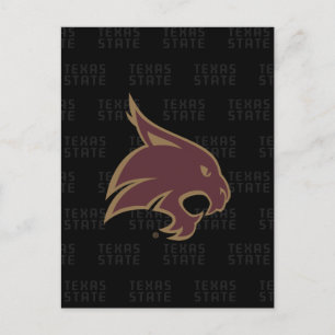 Texas State Supercat Watermark Postcard