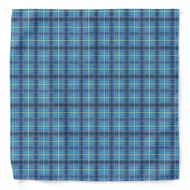 Texas State Tartan Bandana (Front)