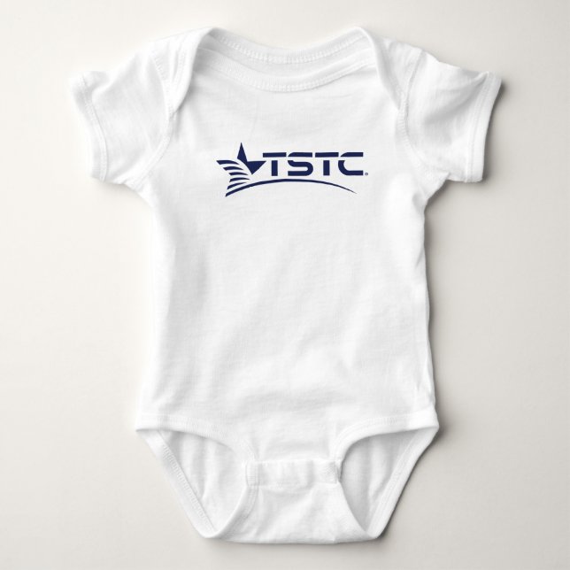 Texas State Technical College Logo Baby Bodysuit (Front)