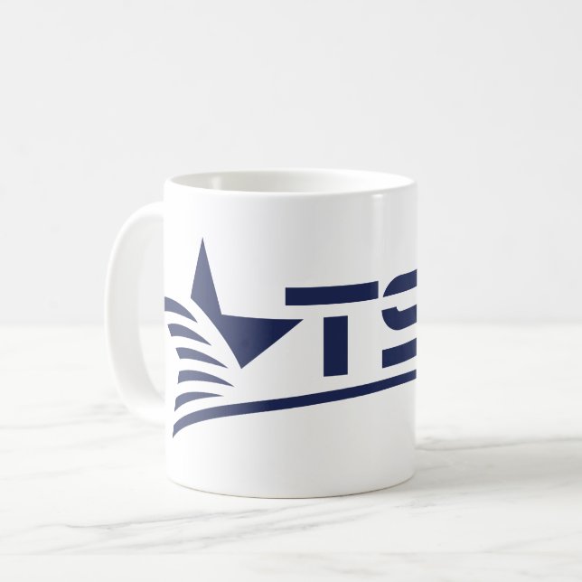 Texas State Technical College Logo Coffee Mug (Front Left)