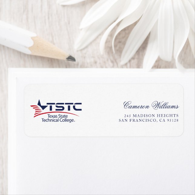 Texas State Technical College Logo Label (Insitu)