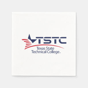 Texas State Technical College Logo Napkins