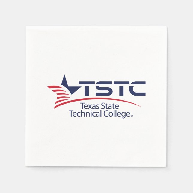 Texas State Technical College Logo Napkins (Front)