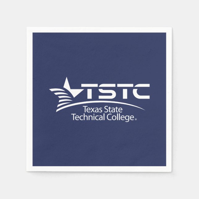 Texas State Technical College Logo Napkins (Front)