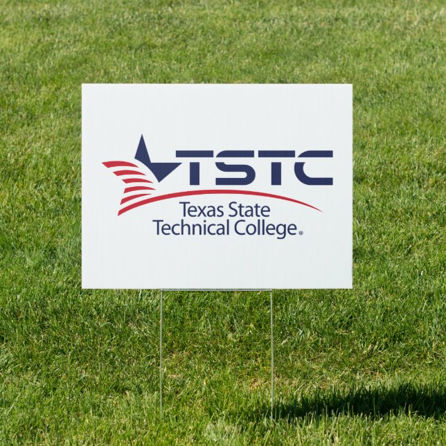 Texas State Technical College Logo Sign (Insitu)