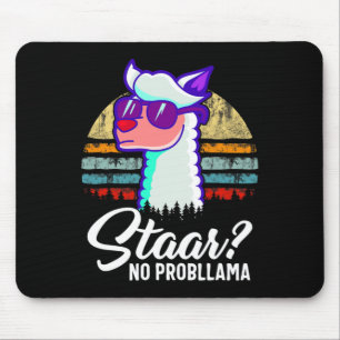 Texas State Test Day Llama Alpaca For Students  Mouse Pad