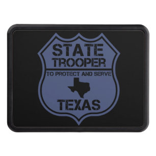 Texas State Trooper To Protect And Serve Tow Hitch Cover