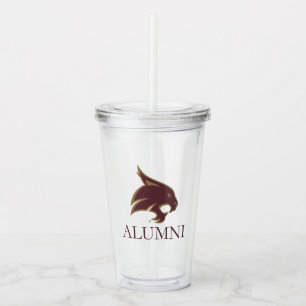 Texas State University Alumni Acrylic Tumbler