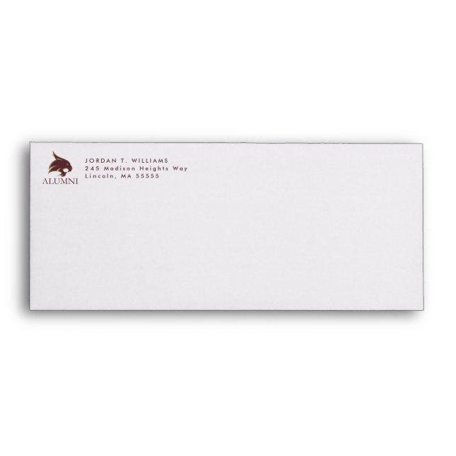 Texas State University Alumni Envelope (Front)