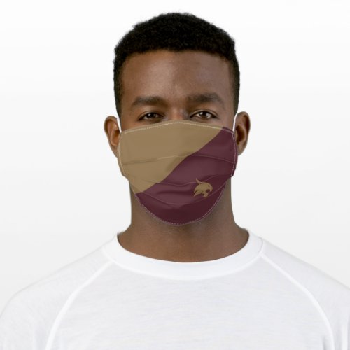 Texas State University Color Block Adult Cloth Face Mask