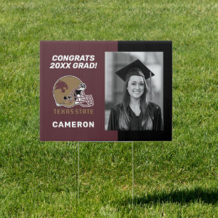 Texas State University Congrats Grad Sign