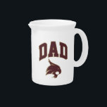 Texas State University Dad Beverage Pitcher<br><div class="desc">Check out these new Texas State University designs! Show off your TSU Bobcats pride with these new Texas State products. These make perfect gifts for the Bobcats student, alumni, family, friend or fan in your life. All of these Zazzle products are customizable with your name, class year, or club. Go...</div>