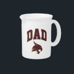 Texas State University Dad Beverage Pitcher<br><div class="desc">Check out these new Texas State University designs! Show off your TSU Bobcats pride with these new Texas State products. These make perfect gifts for the Bobcats student, alumni, family, friend or fan in your life. All of these Zazzle products are customizable with your name, class year, or club. Go...</div>