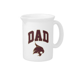 Texas State University Dad Beverage Pitcher