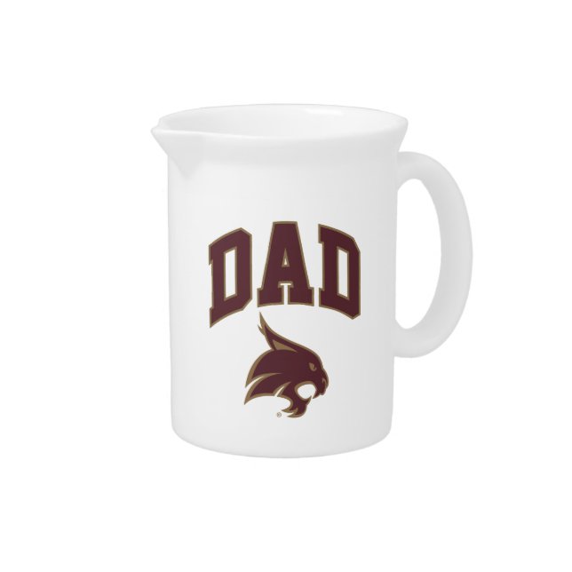 Texas State University Dad Beverage Pitcher (Right)