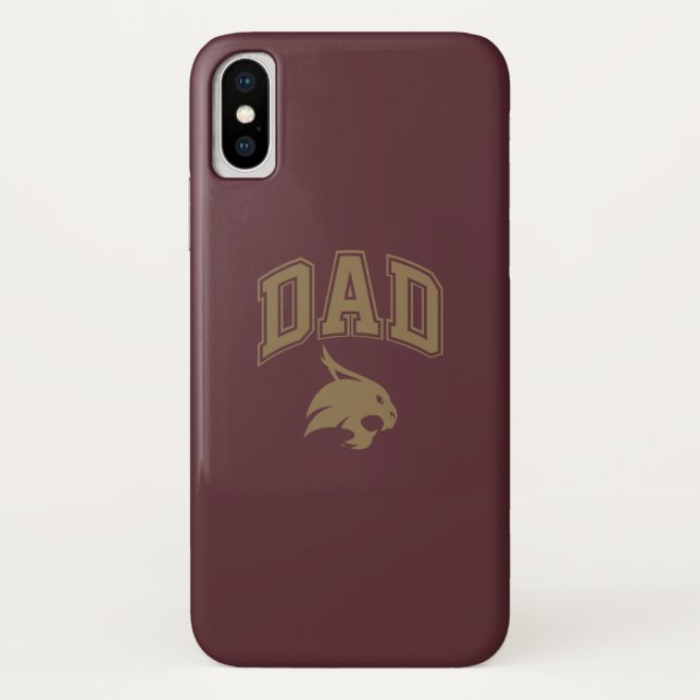 Texas State University Dad Case-Mate iPhone Case (Back)