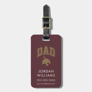 Texas State University Dad Luggage Tag