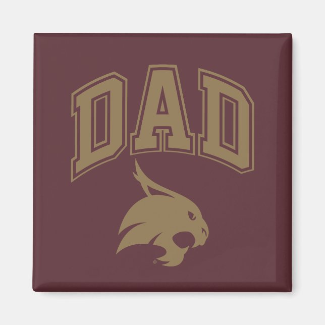 Texas State University Dad Magnet (Front)