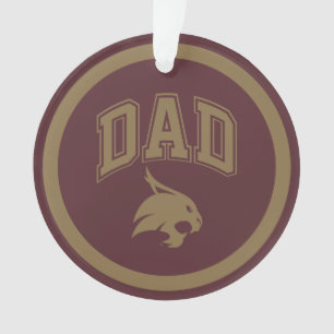 Texas State University Dad Ornament