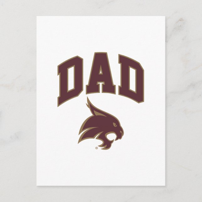 Texas State University Dad Postcard (Front)