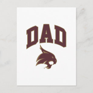 Texas State University Dad Postcard