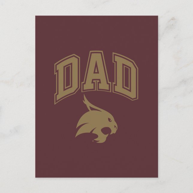 Texas State University Dad Postcard (Front)