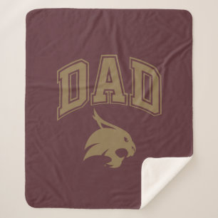 Texas State University Dad Sherpa Blanket