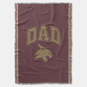 Texas State University Dad Throw Blanket