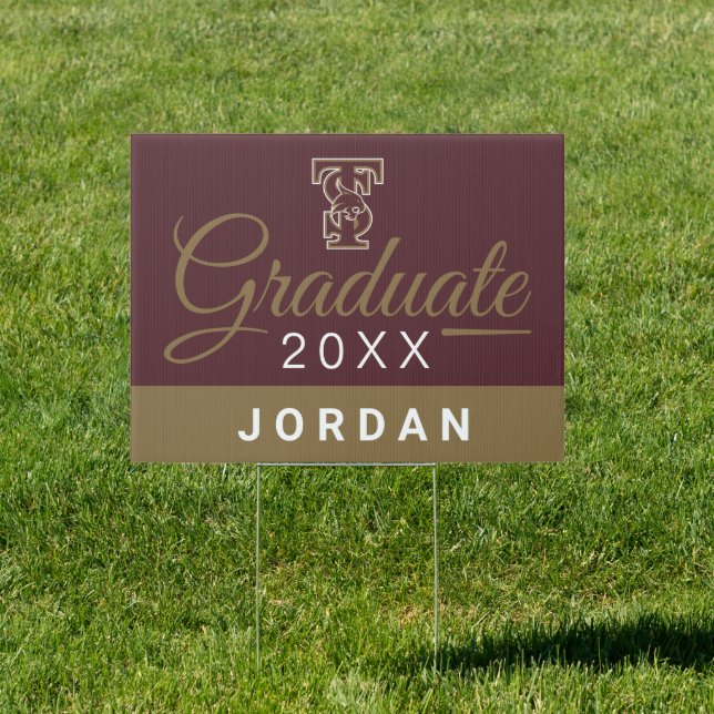 Texas State University | Graduation Sign (Insitu)