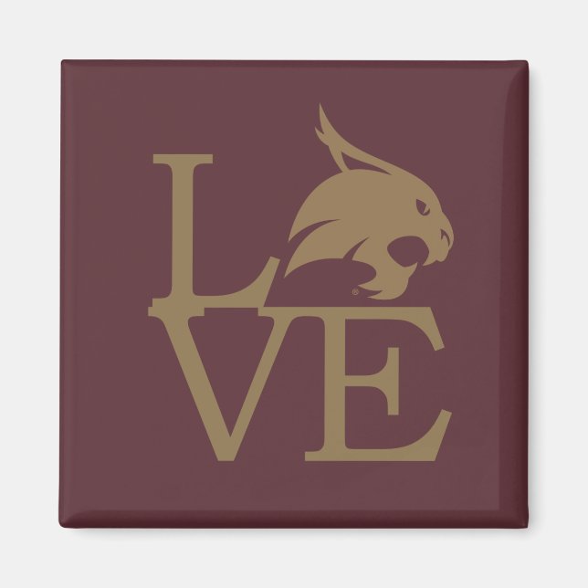 Texas State University Love Magnet (Front)