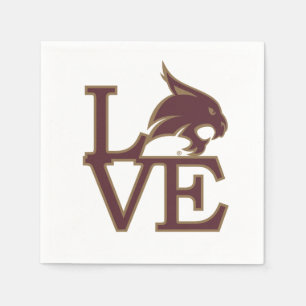Texas State University Love Napkins