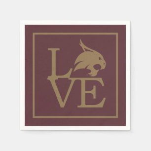 Texas State University Love Napkins
