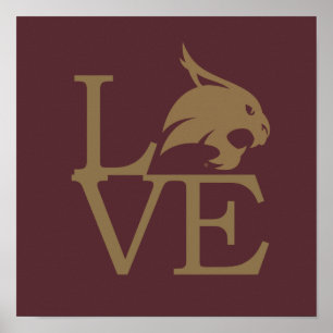 Texas State University Love Poster